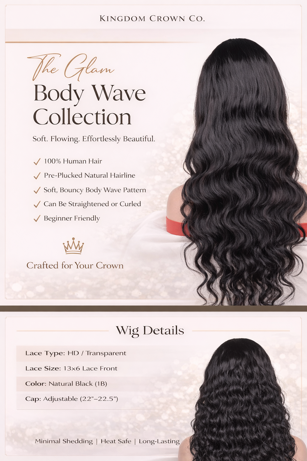 Everyday Body Wave Wig – HD Lace (Glueless)